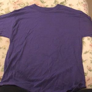 Purple Hanes Tee